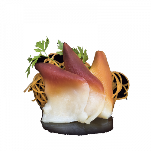 Sashimi de Vieira del Norte