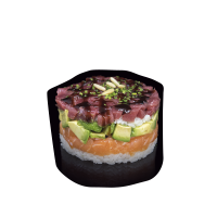 Tartar de salmón y atún