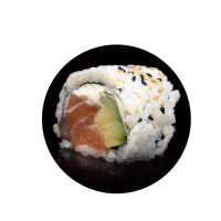 URAMAKI de salmón y queso